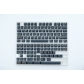 Programmer 104+25 GMK ABS Doubleshot Full Keycaps Set for Cherry MX Mechanical Gaming Keyboard